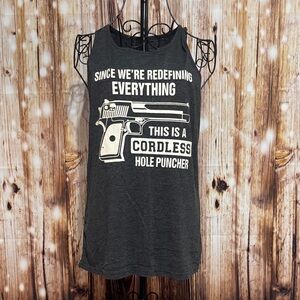 Cordless Hole Puncher Graphic Tank Top